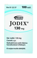 JODIX tabletti 130 mg 100 kpl